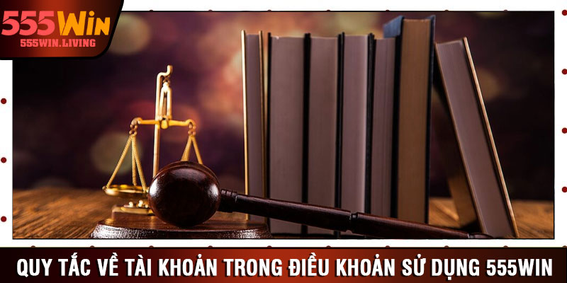 Quy tắc về tài khoản trong điều khoản sử dụng 555win